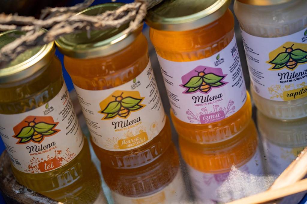 Borcane cu miere Milena din Jurilovca, de mai multe sortimente
